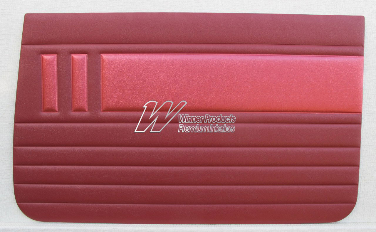 Holden Special EH Special Sedan C30 Garnet & Bolero Red Door Trims (Image 5 of 6)