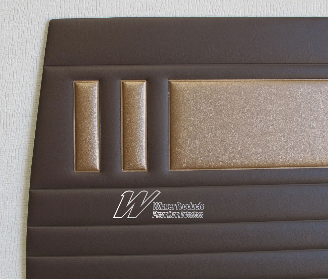Holden Special EH Special Sedan C35 Aztec Gold & Jamboree Brown Door Trims (Image 5 of 11)