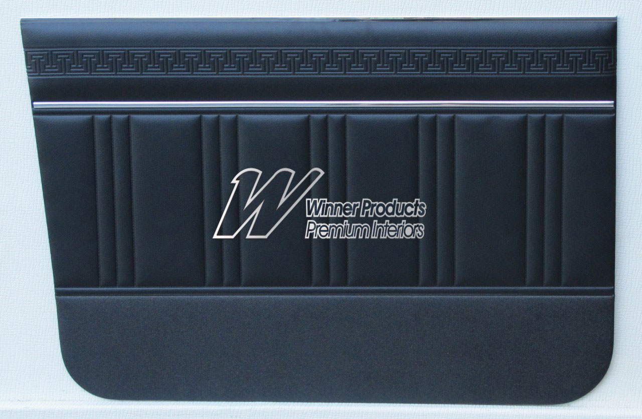 Holden Kingswood HG Kingswood Sedan 10G Black & Cloth Door Trims (Image 2 of 4)