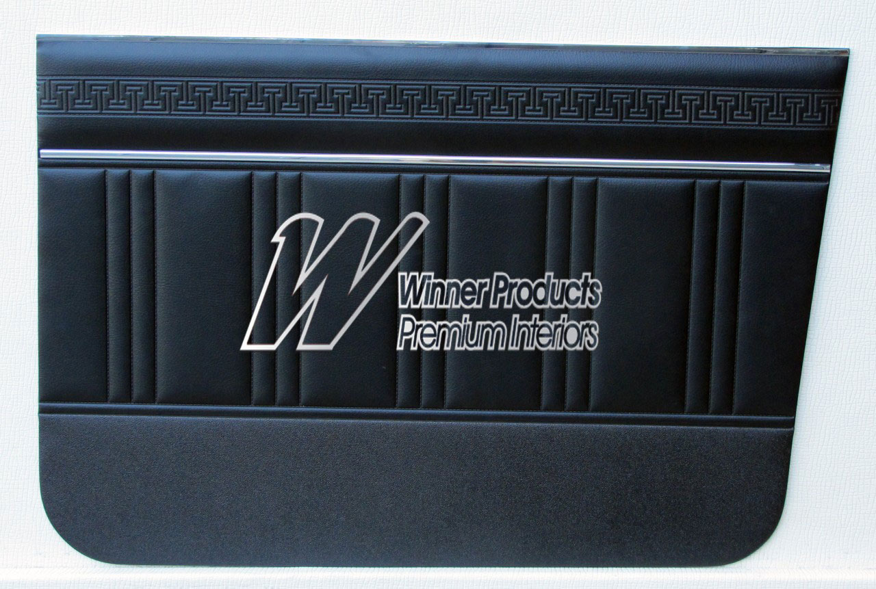 Holden Kingswood HG Kingswood Wagon 10G Black & Cloth Door Trims (Image 2 of 3)