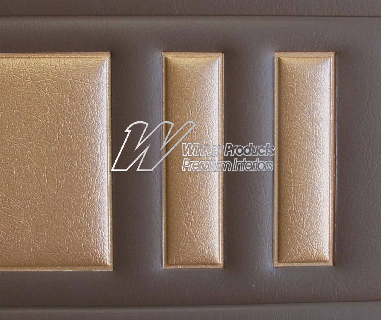 Holden Special EH Special Sedan C35 Aztec Gold & Jamboree Brown Door Trims (Image 10 of 20)