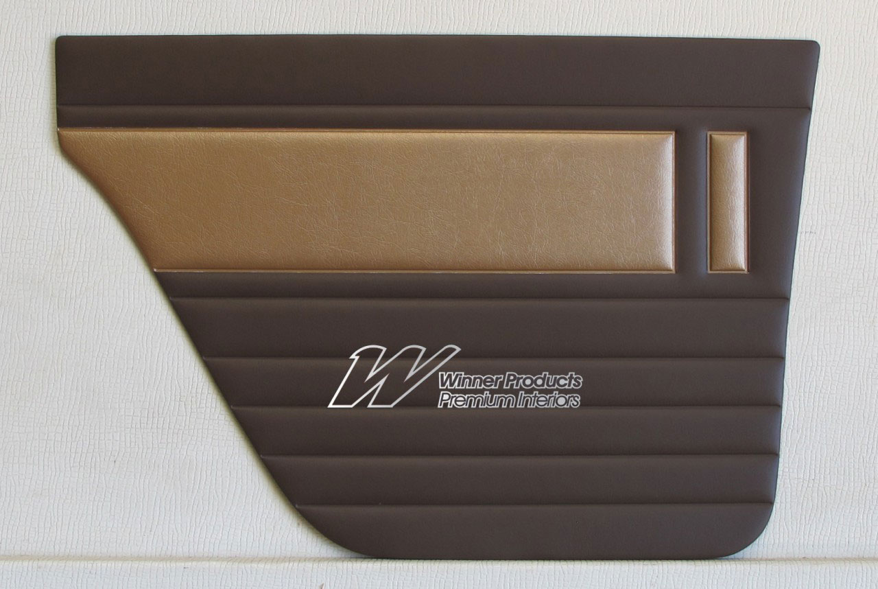 Holden Special EH Special Sedan C35 Aztec Gold & Jamboree Brown Door Trims (Image 17 of 20)