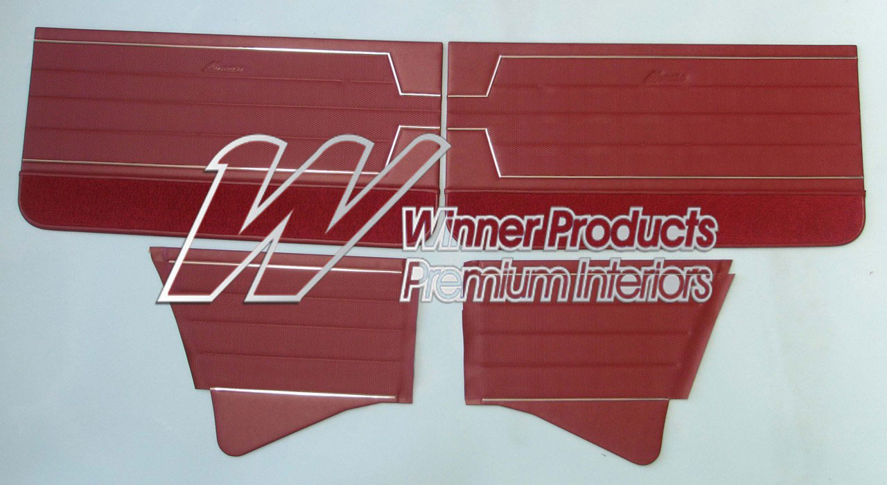 Holden Monaro HT Monaro GTS Coupe 12X Morocco Red Door Trims (Image 8 of 9)