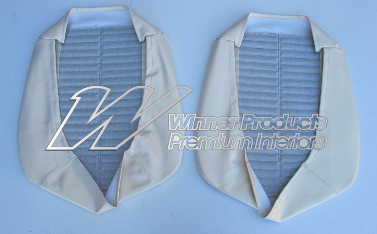 Holden Monaro HK Monaro GTS Coupe 18Y Parchment & Black Seat Covers (Image 2 of 5)