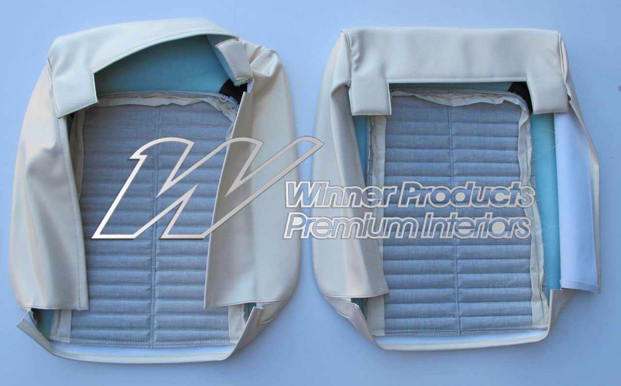 Holden Monaro HK Monaro GTS Coupe 18Y Parchment & Black Seat Covers (Image 6 of 9)