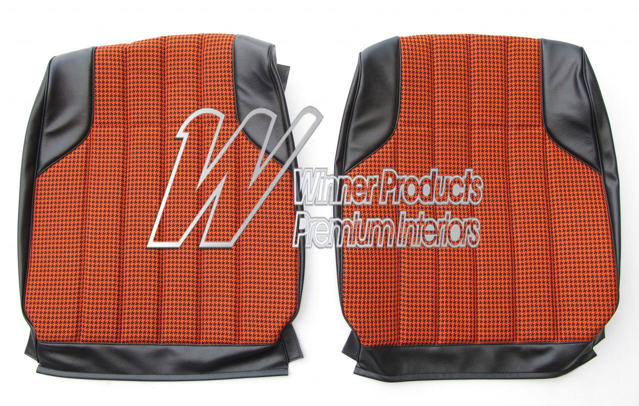 Holden Monaro HT Monaro GTS Coupe 10Z Black & Houndstooth Seat Covers (Image 6 of 12)